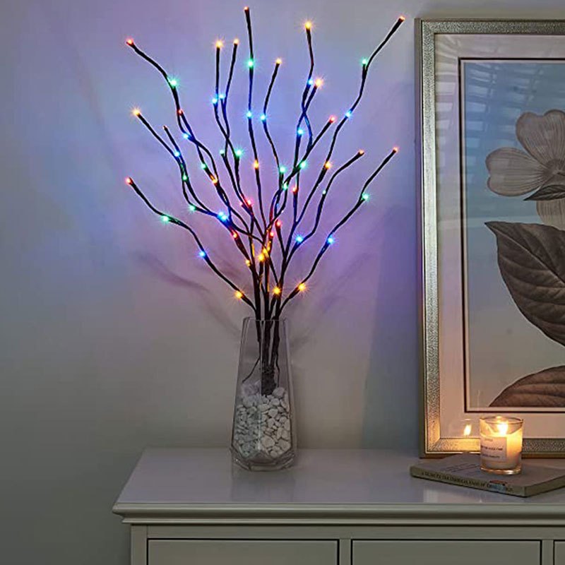 LED Branch Lights Decoration 20 Heads 2AA Not Included