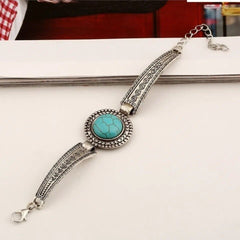 Vintage Style Turquoise Bangle Bracelet