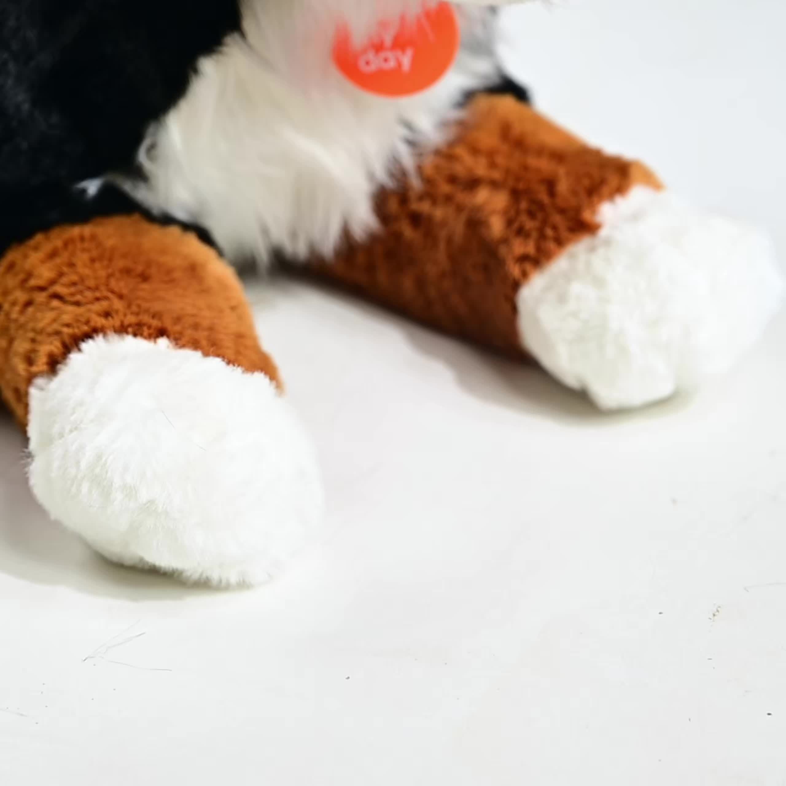 Bernese Mountain Dog Plush Toy Giant Stuffed Animal 19.6 Inch