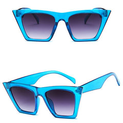 Cat Eye Sunglasses Women Square Oversized Shades Lady