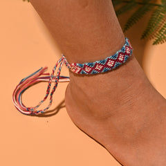 Colorful Bohemian Anklet for Women - Summer Foot Chain