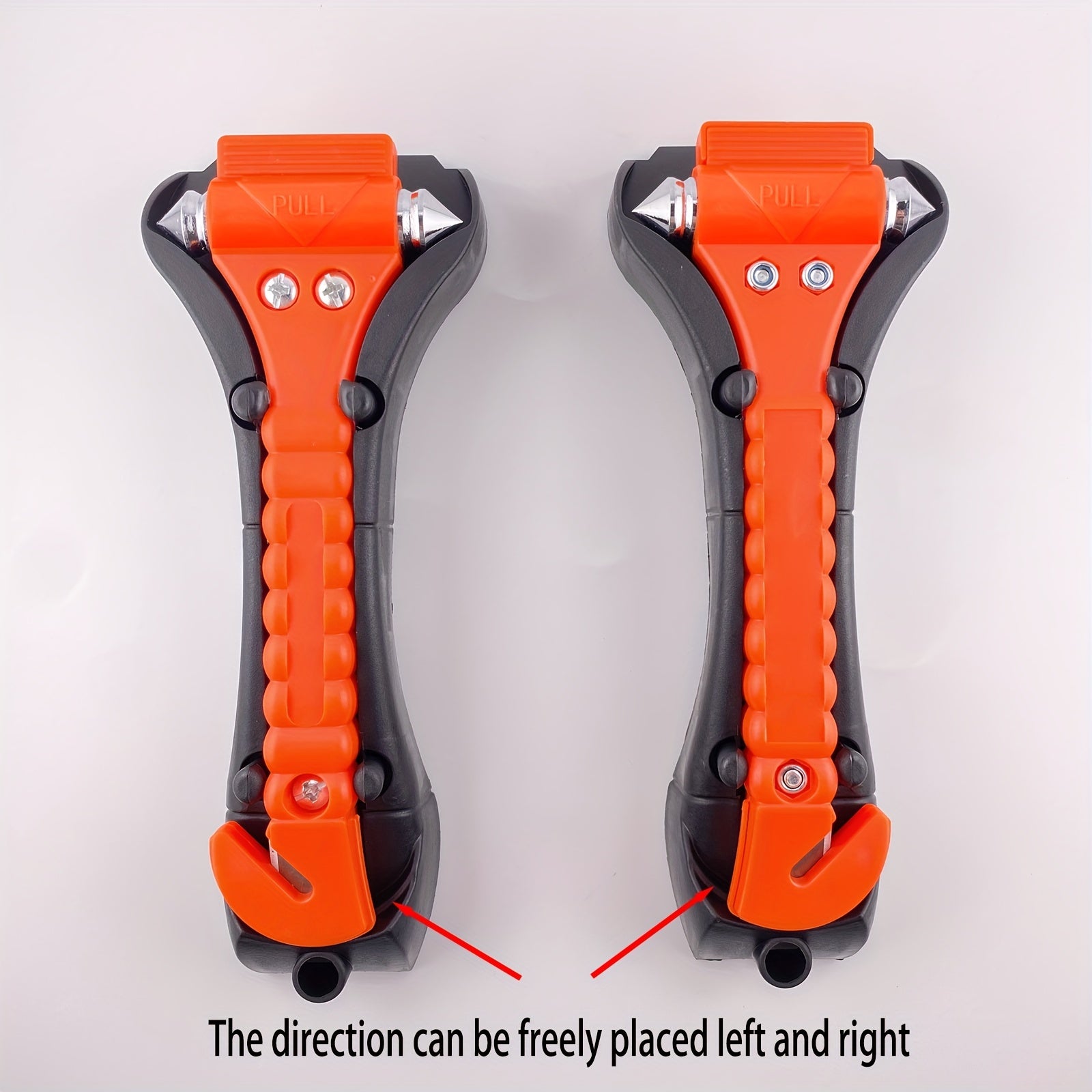 Car Safety Hammer with Window Breaker & Seat Belt Cutter