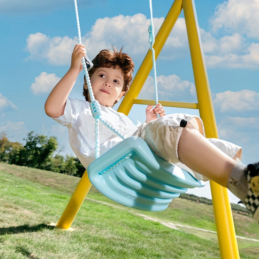 Outdoor Kids Swing Seat With Adjustable Rope