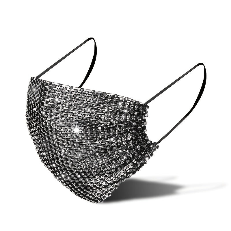 Diamond Unisex Face Mask Multicolor Rhinestone Mask