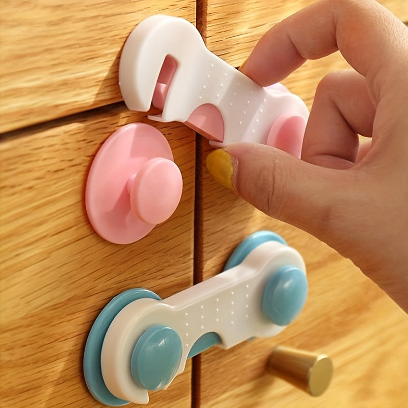 5pcs Baby Safety Lock Anti Pinch Hand Drawer Cabinet Door Child Safety