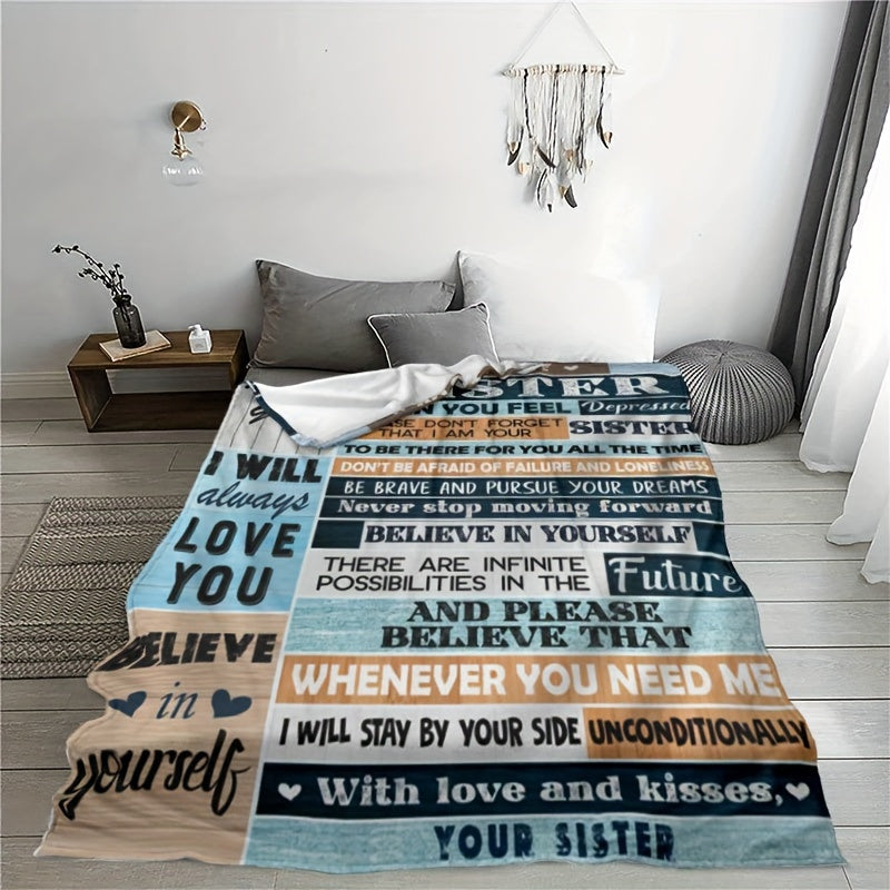 Soft Blanket For Sisters Gift For Couch Bed Sofa Office Camping
