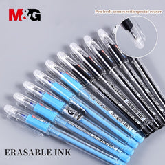 0.5mm Erasable Gel Bullet Pen w/ Rubber Holder - Office & School Supplies