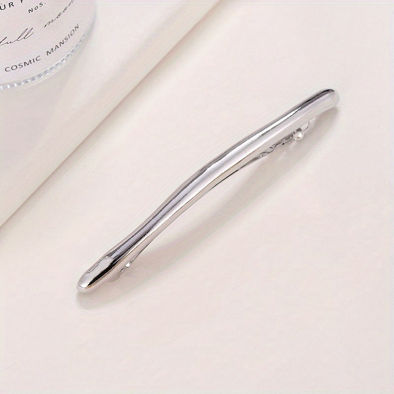 Sleek Metal Hair Clip Solid Duck Billed Clip Hair Accessories