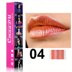 Metallic Shimmer Lip Gloss Long Lasting Waterproof Lip Stain