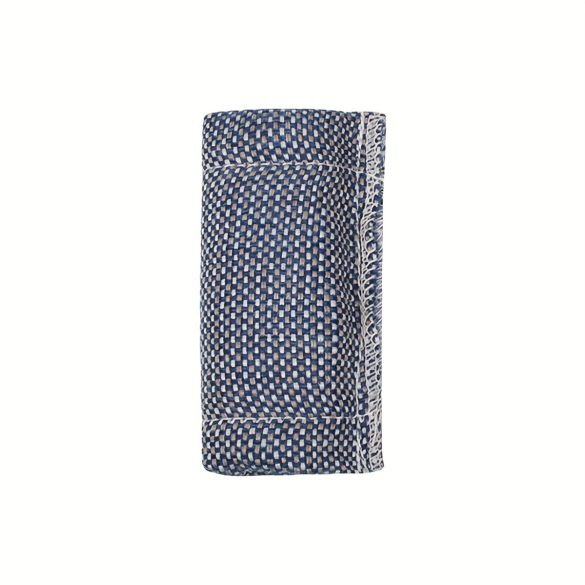 1pc Brown Fine Grid Billiards Wiping Rod Cloth