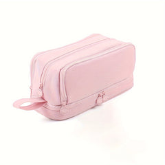 Large Pencil Case 4 Compartments Girls Boys Stationery Organizer Women Men