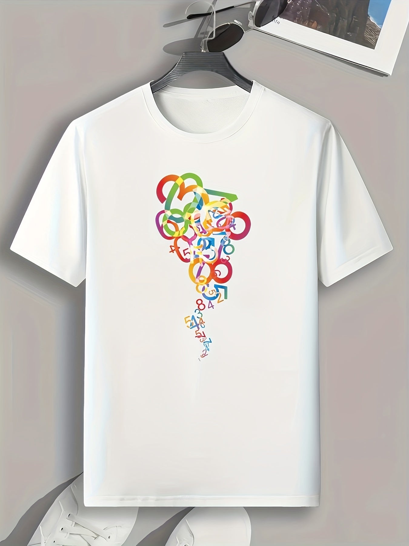Number Print Men's Graphic T shirt Casual Comfy Tees For Summer