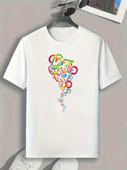 Number Print Men's Graphic T shirt Casual Comfy Tees For Summer