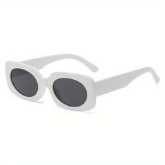 Y2K Rectangle Sunglasses UV400 Anti Glare Glasses for Men Women