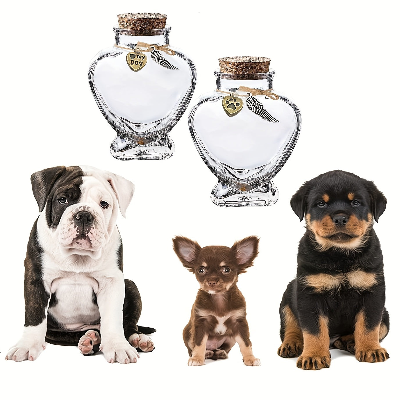 Pet Fur Memorial Keepsake Urn to Preserve Your Beloved Pet's Fur Forever