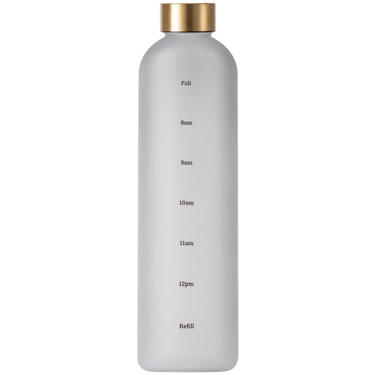 32oz Transparent Water Bottle with Time Marker & Leakproof
