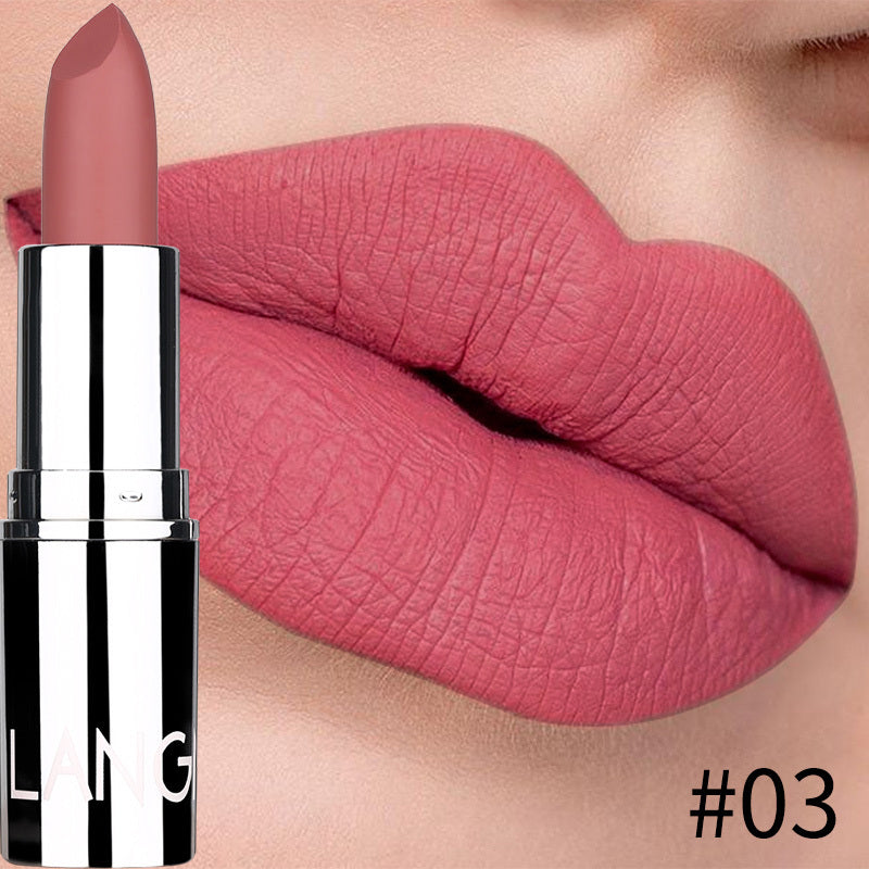 Velvet Smooth Matte Lipstick Waterproof Long Lasting Makeup Moisturizing