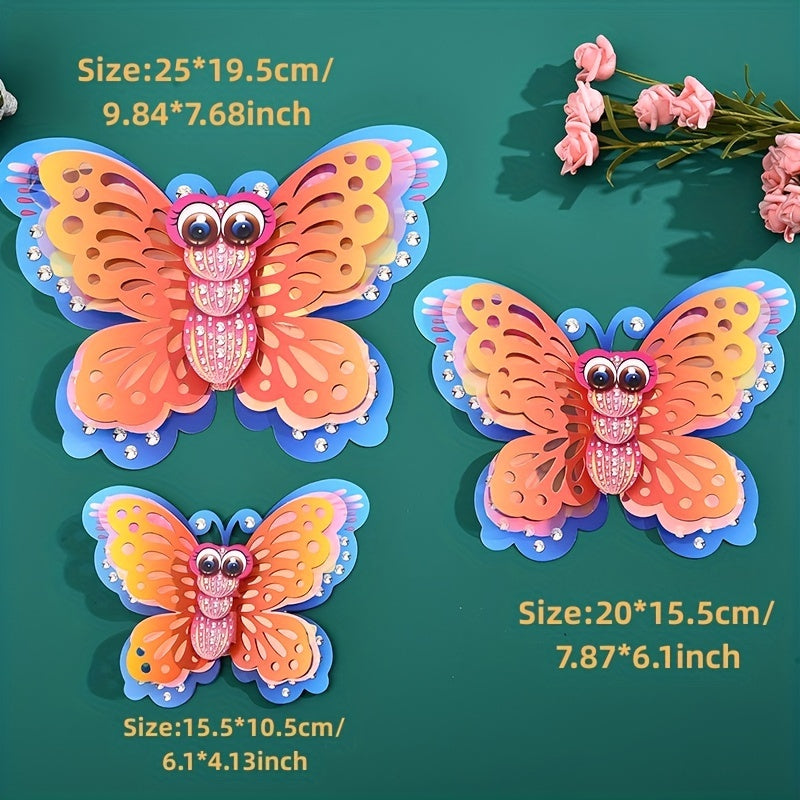 3 Sizes 3D Butterfly Wall Decor Hollow Butterfly Decorations for Birthday Party