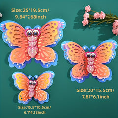 3 Sizes 3D Butterfly Wall Decor Hollow Butterfly Decorations for Birthday Party