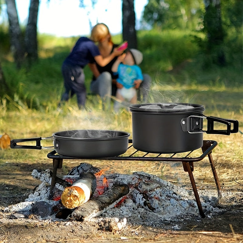Aluminum Cooking Set with Storage Bag for Outdoor Camping