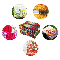 447 Colors Cross Stitch Threads Cotton Rainbow Embroidery Floss for Bracelets