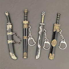 Mini Ancient Style Sword Keychain Pendant Toy