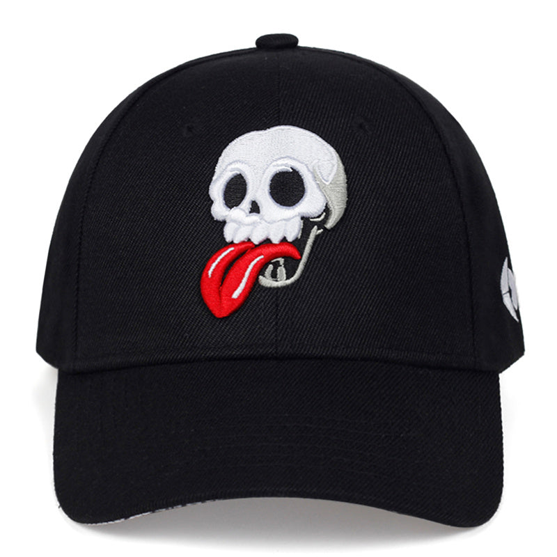 Skull Tongue Out Baseball Cap Unisex