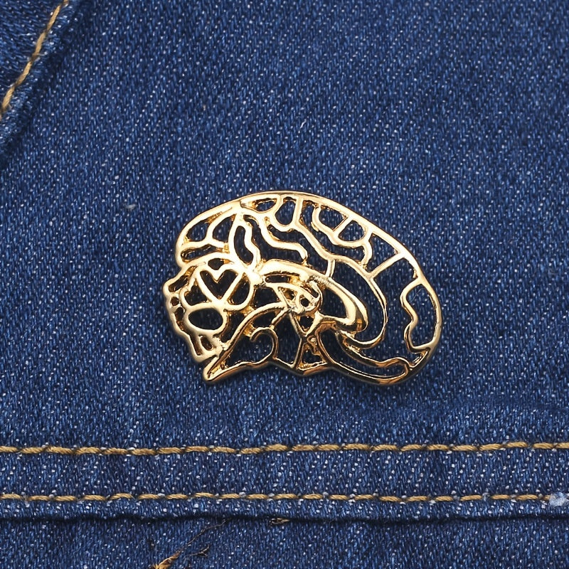 Hollowed Stomach Structure Brooch