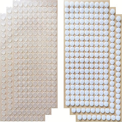 1000pcs 500pairs 20mm Clear Sticky Back Hook And Loop Tapes