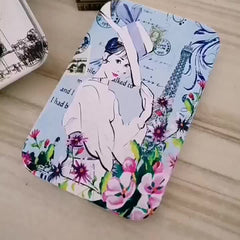 Compact Makeup Mirror Travel Portable PU Vanity Mirror Double Side Beauty Mirror