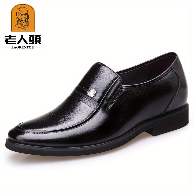 LAORENTOU Men's Leather Loafer Shoes Lightweight Casual Shoes
