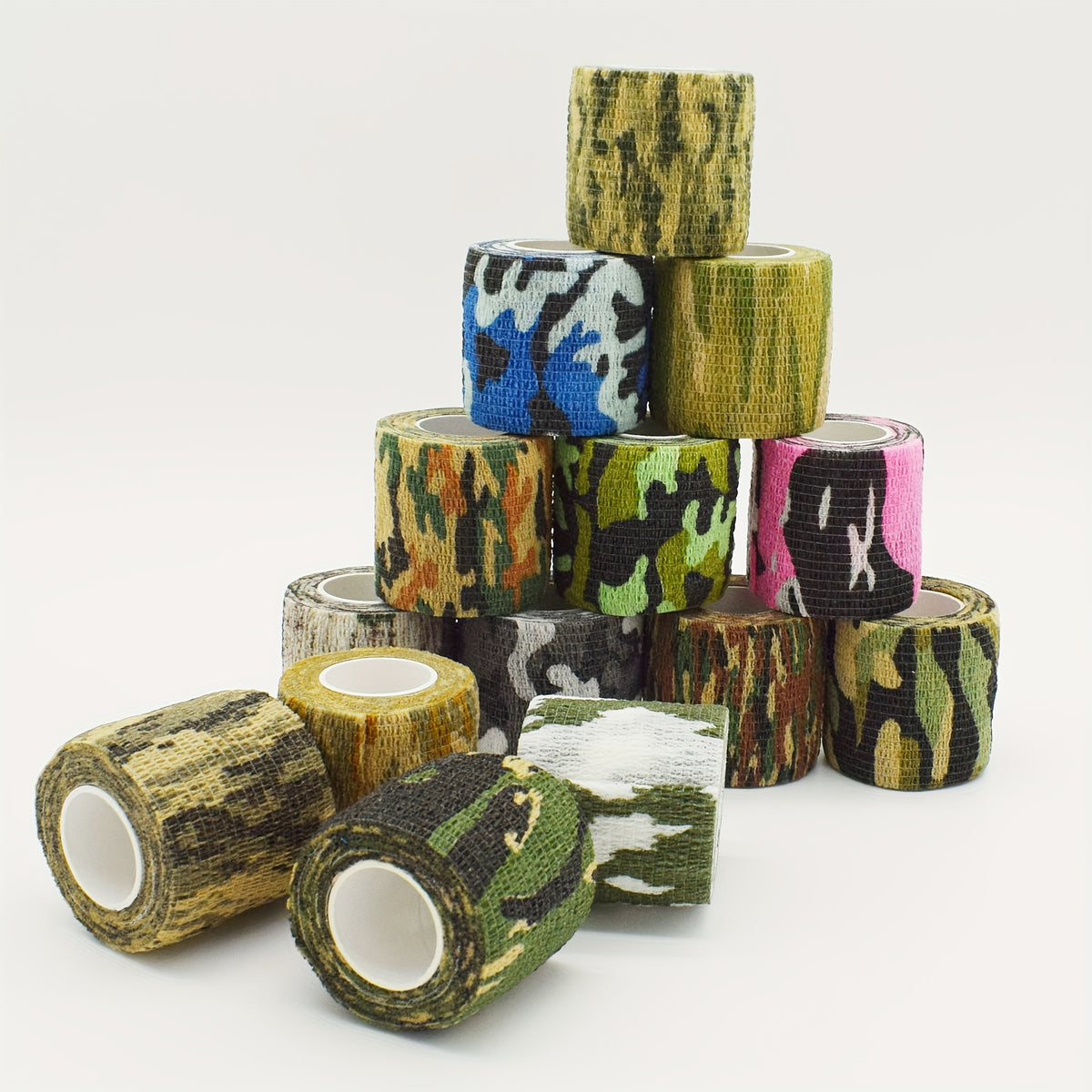 3pcs Camo Protective Wrap Tapes Waterproof Camping Tape