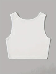 Butterflies & Flowers Tank Top Sleeveless Summer Top Women's Clothing