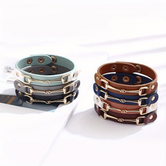 Adjustable Horseshoe Buckle Bracelet Unisex Jewelry
