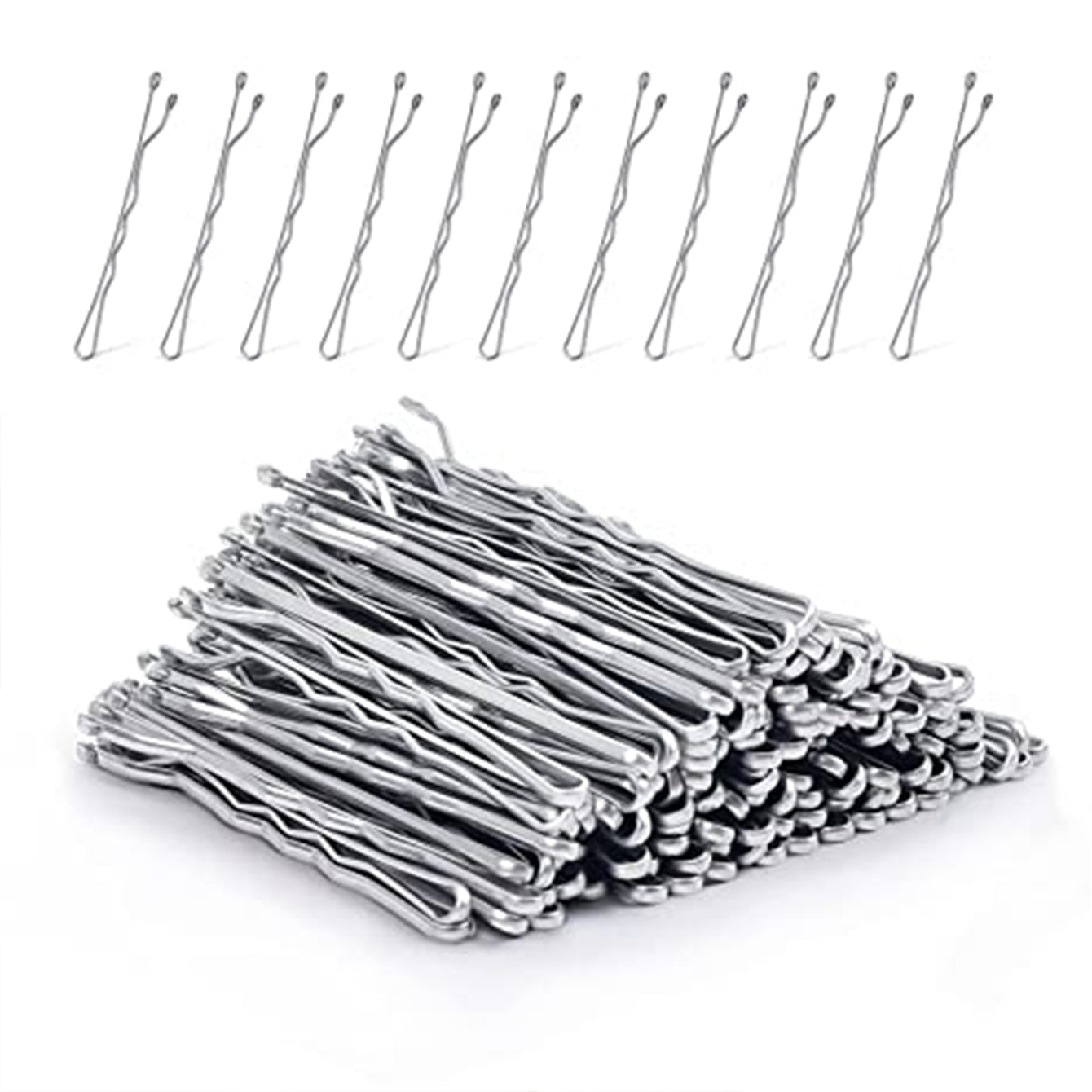 100pcs Blonde Bobby Pins Secure Hold Golden Hair Clips Women Girls
