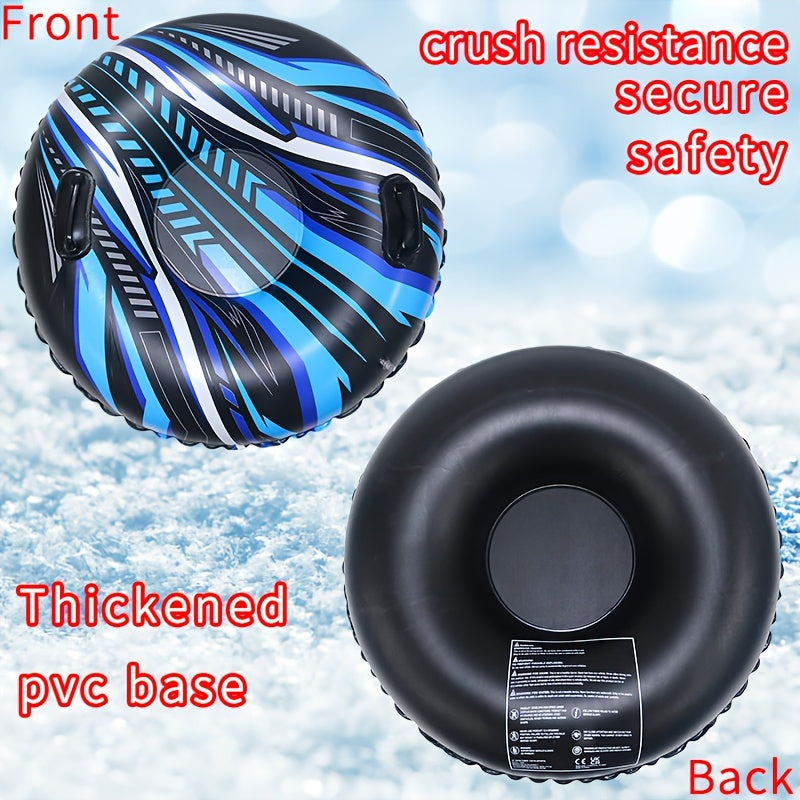 1pc Inflatable Skiing Ring Winter Outdoor Inflatable Skiing Cushion