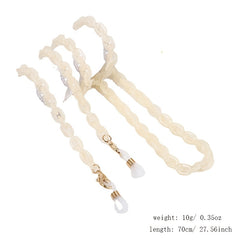 Acrylic Vintage Glasses Chain Mask Lanyard Necklace Women