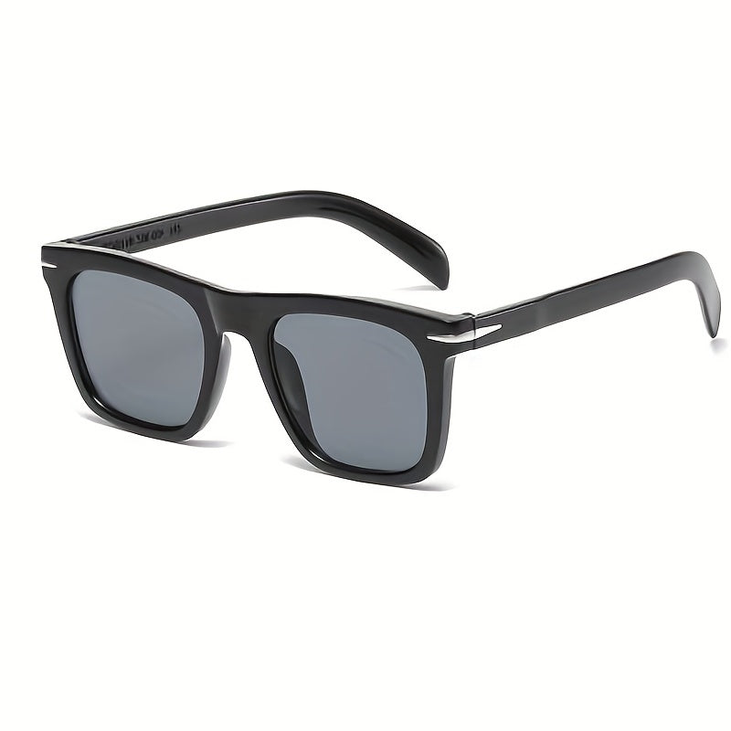 Men's Square Frame Polarized Sunglasses Retro Driving Glasses