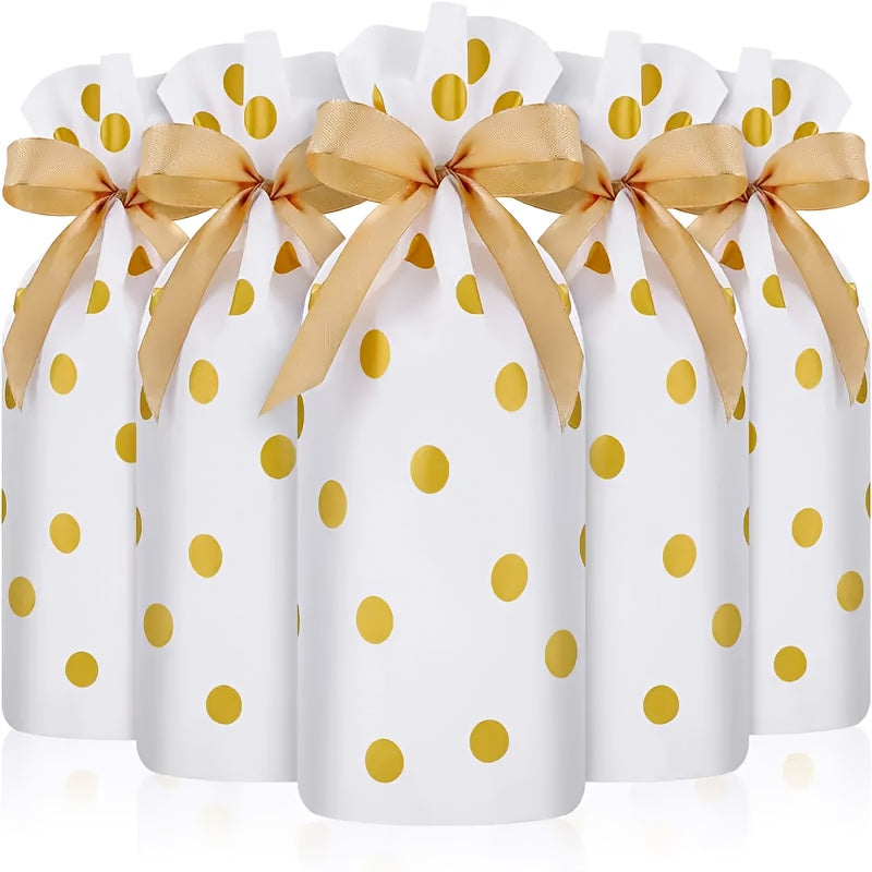 50pcs Drawstring Bag Candy Self adhesive Bag for Christmas Wedding Party