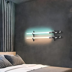 Wall Mounted Lightsaber Stand Sword Display Rack For 1-2 Swords