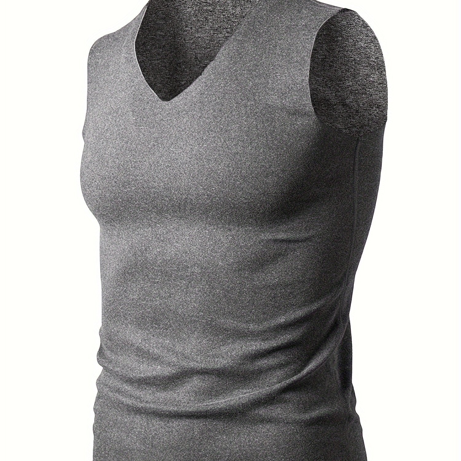 Men's Thickened Warm Underwear High Elastic Sleeveless Top