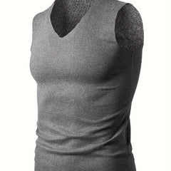 Men's Thickened Warm Underwear High Elastic Sleeveless Top