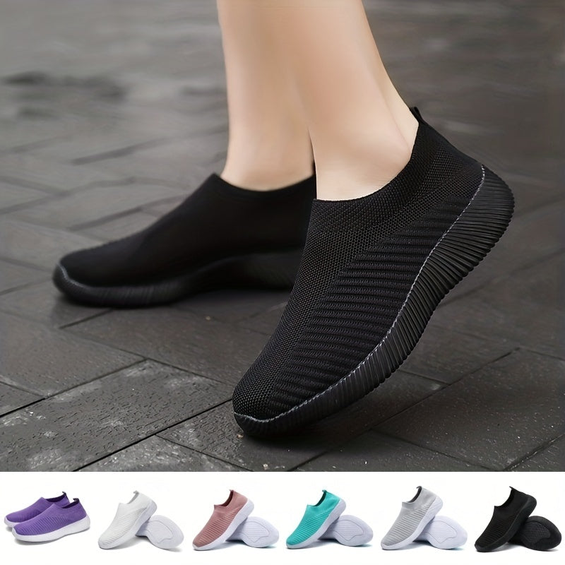 Women's Slip On Socks Sneakers Lightweight Walking Shoes