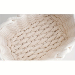 Braided Basket Cotton Rope Storage Box for Cosmetics Lipstick Keys