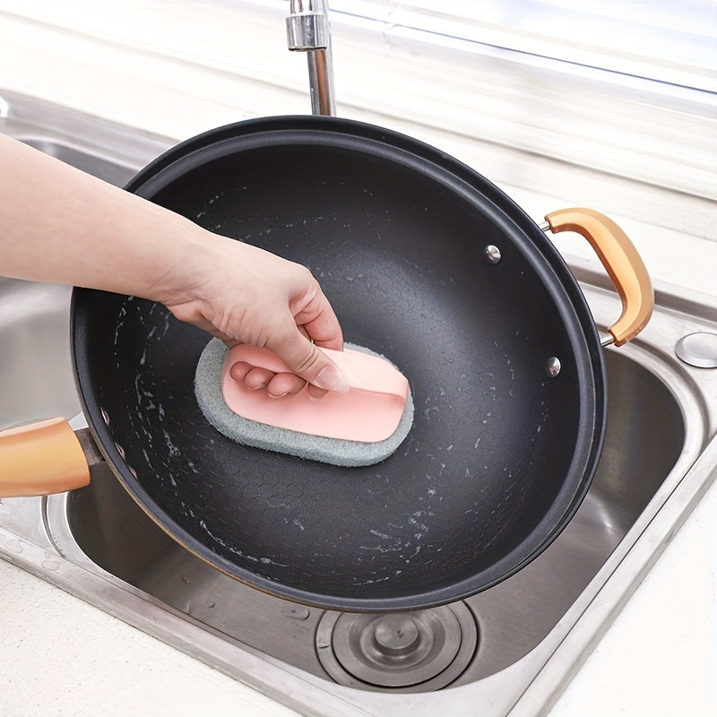 3pcs Kitchen Cleaning Brush Sponge Set