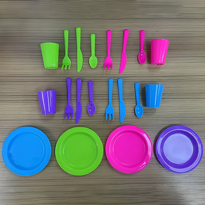 Kids Pretend Play Dishes Set Kitchen Little Chef Cooking