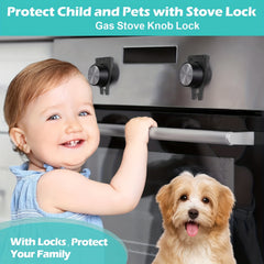 Gas Stove Baby Proof Knobs Lock No Tools Needed