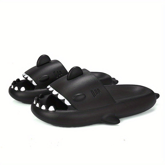 Women's Shark Slippers Open Toe Slip On Shoes Indoor & Outdoor