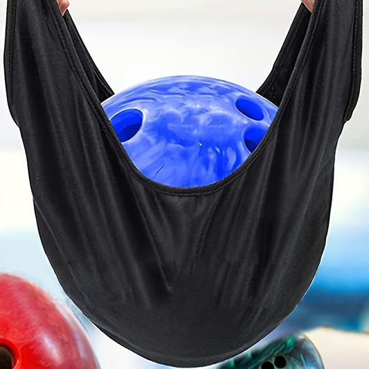 Bowling Ball Cleaning Bag with Polishing Towels and Stand