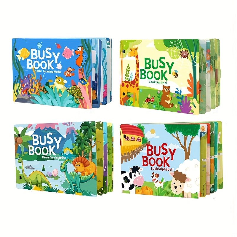Interactive Quiet Book Sensory Learning Activity Toy Durable Material